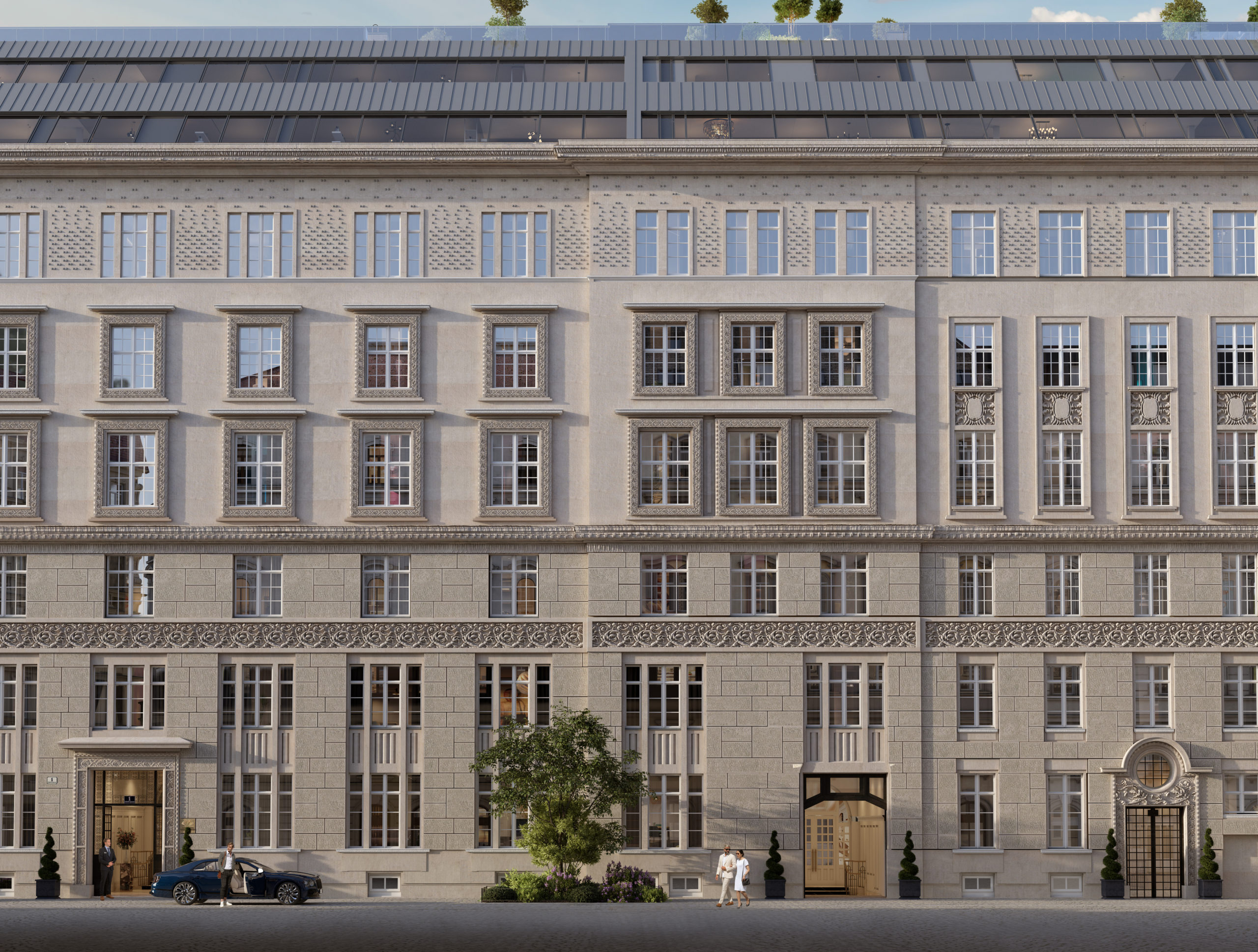 Residence Entrances at Mandarin Oriental Vienna